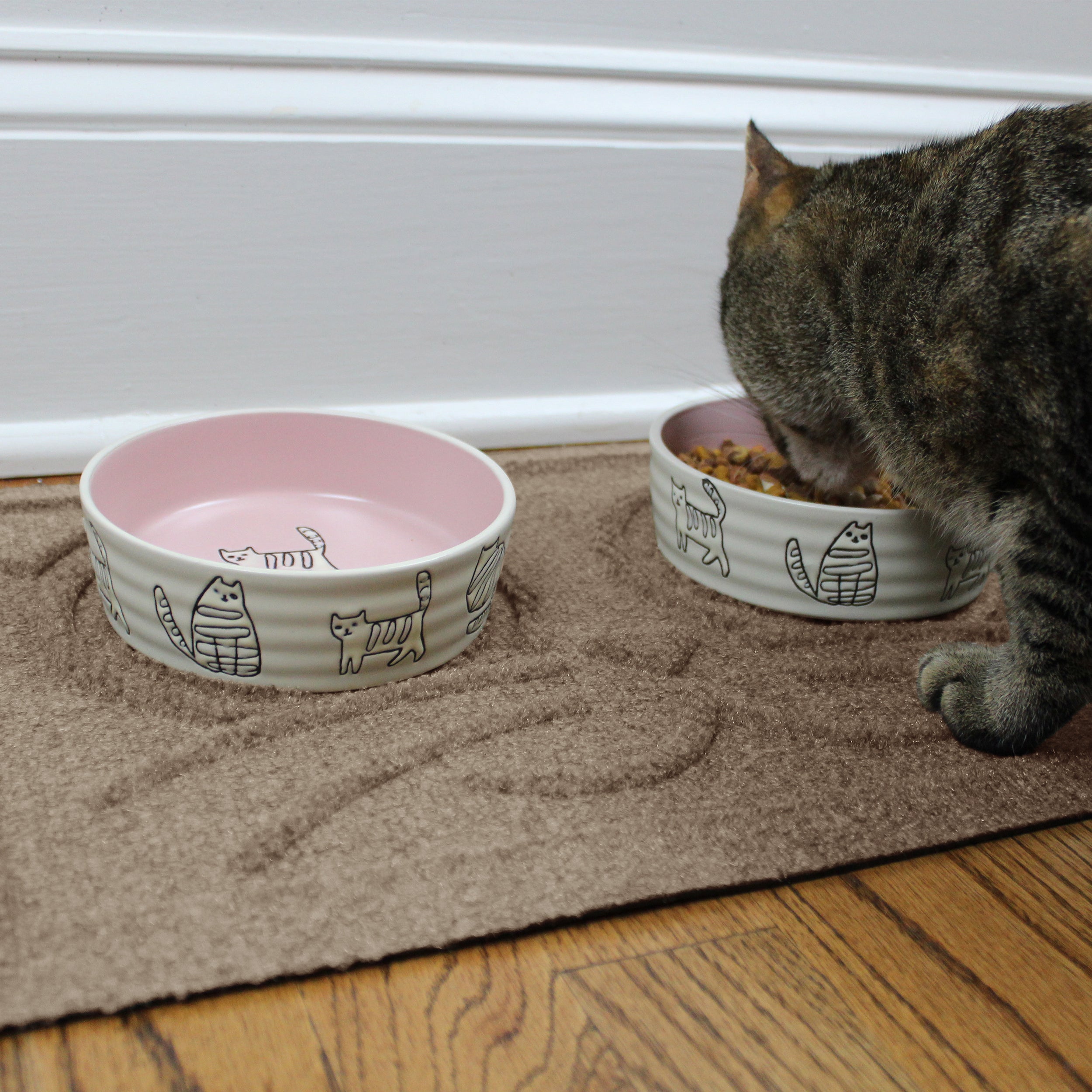 Waterhog® Kitty Face Bowl Mat