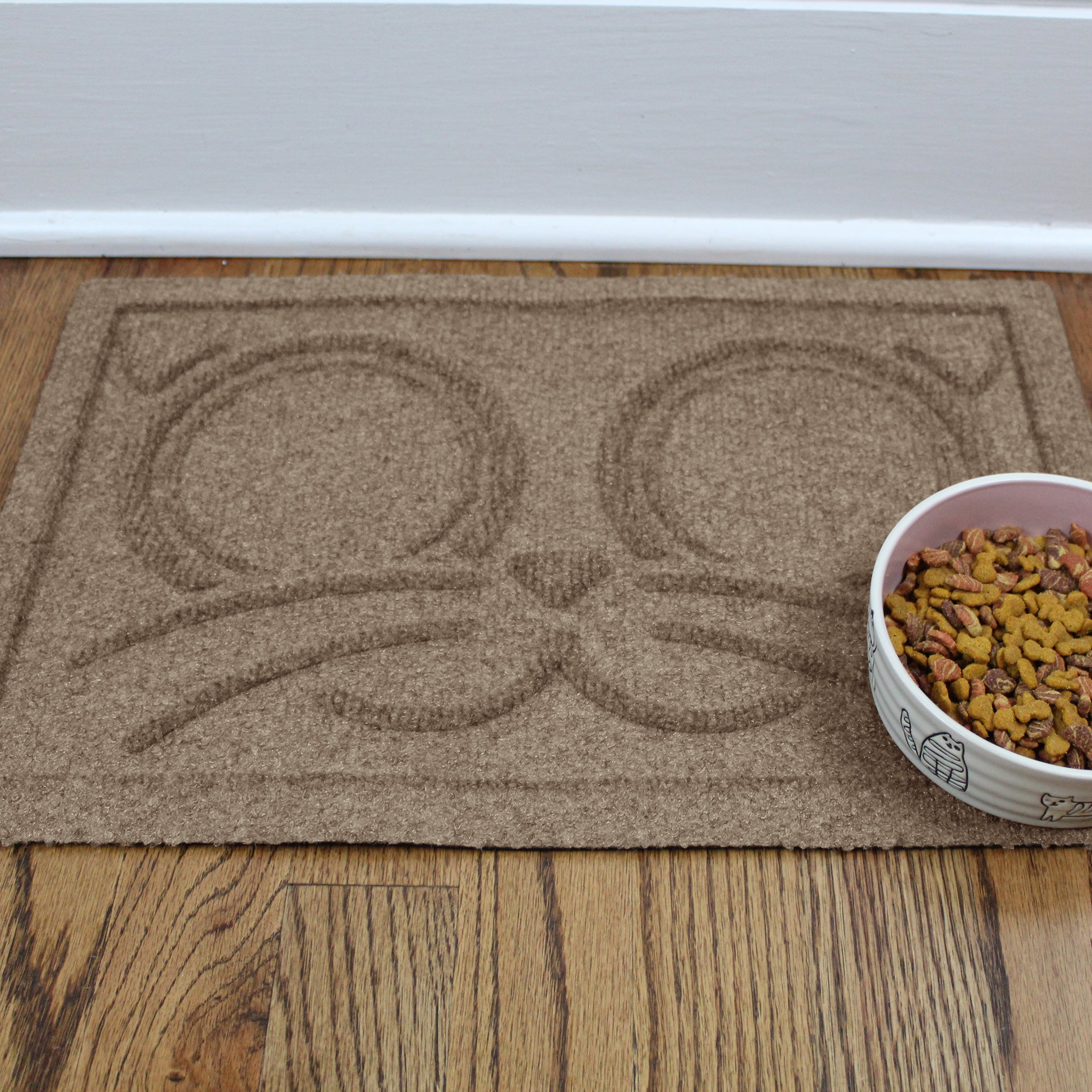 Waterhog® Kitty Face Bowl Mat