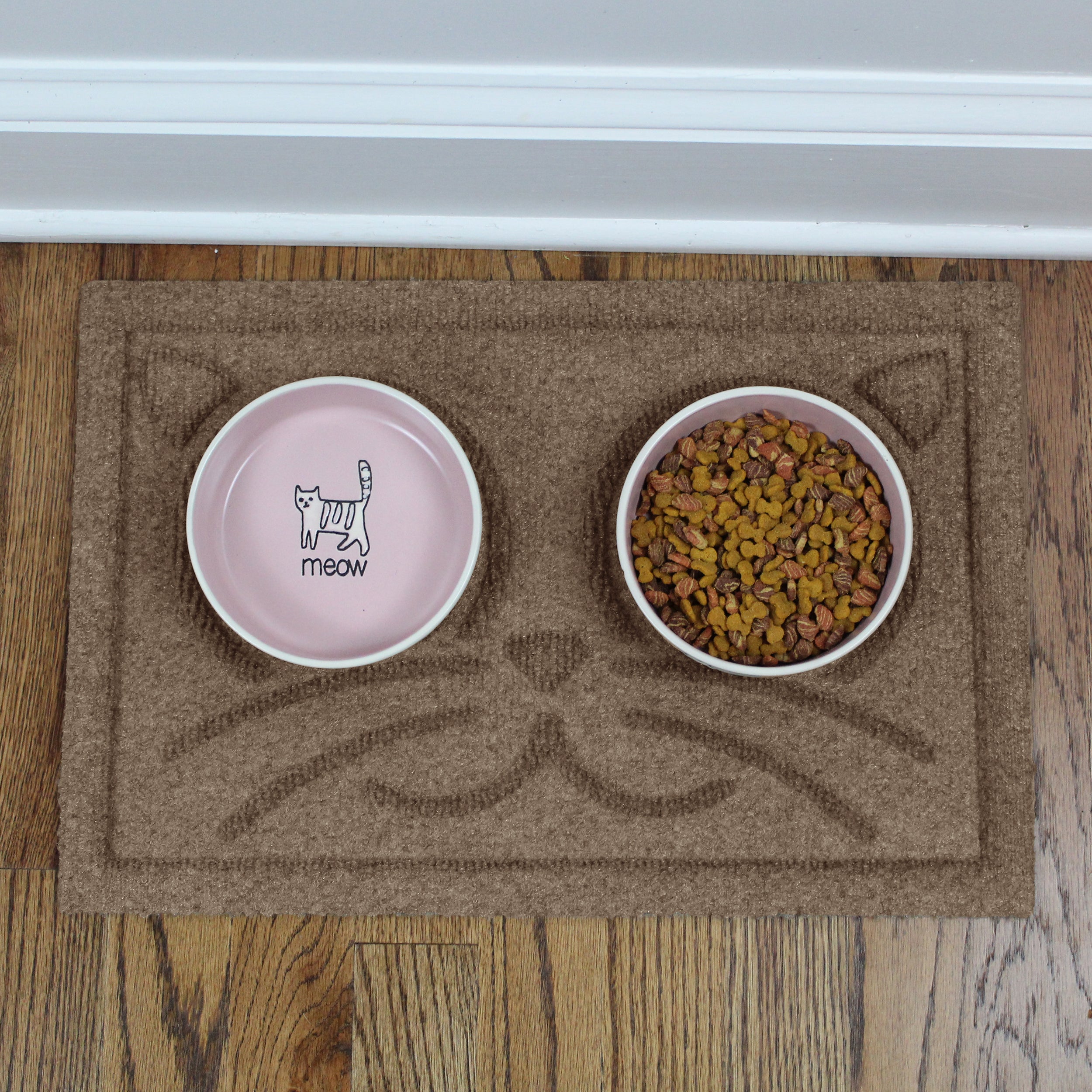 Waterhog® Kitty Face Bowl Mat